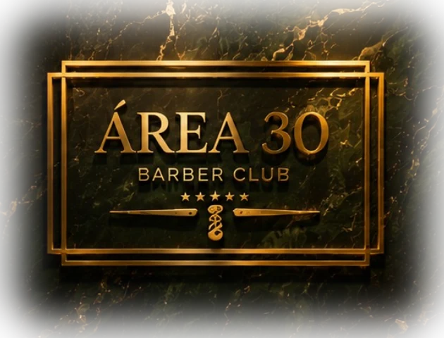 Letrero Área 30 Barber Club